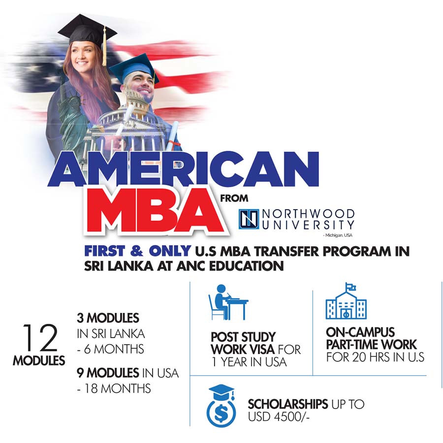 First & Only U.S MBA Transfer Program in Sri Lanka