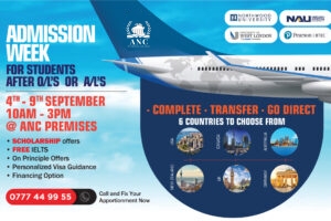 ANC Admission Week September 2023